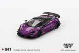 Mini GT McLaren 720S LB★Works Purple 1:64 RHD - MGT00841-R