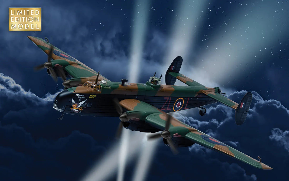 Corgi Handley Page Halifax MkV 'London's Revenge / L for Lana' - RCAF No.427 Sqn - RAF Leeming - AA37210
