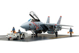 Tamiya Grumman F-14B Tomcat w/Shipboard Towing Tractor 1/48 Plastic Model Kit - Item #61129