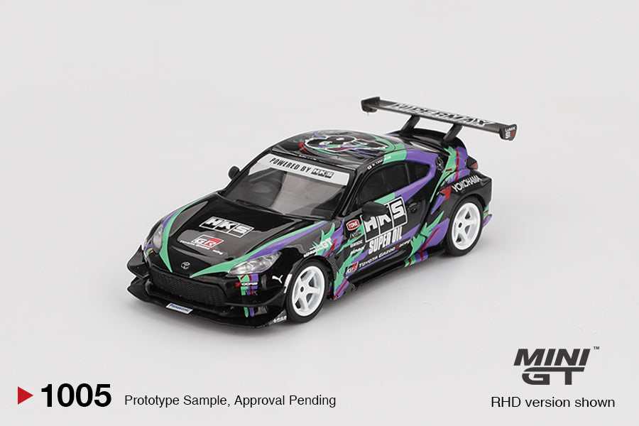 Mini GT Toyota GR86 HKS Type R 2022 Tokyo Auto Salon RHD 1:64 - MGT01005-R