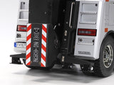 Tamiya RC Volvo FH16 Globetrotter 750 8x4 Recovery Truck with Silver Painted Body Components - Limited Edition - Item #47528