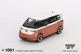 Mini GT Volkswagen ID Buzz Candy White / Energetic Orange RHD 1:64 - MGT01061-R