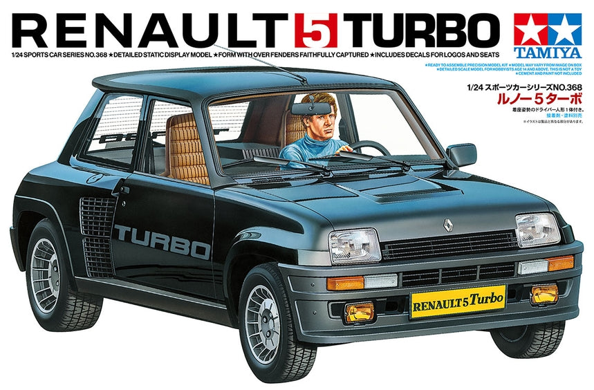 Tamiya Renault 5 Turbo 1/24 Model Kit - Item #24368