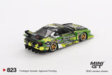 Mini GT Nissan LB-Super Silhouette S15 Silvia No.555 V2 2024 FO RHD 1:64 - MGT00823-R