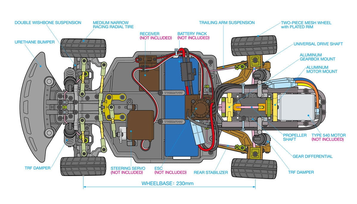 Tamiya RC Porsche 934 (1976) 50th Anniversary Model - Limited Edition - Item #47524