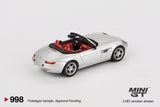 Mini GT BMW Z8 Silver LHD (Blister Packaging) 1:64 - MGT00998-BL