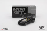 Mini GT Bugatti W16 Mistral Black 1:64 - MGT01058-L