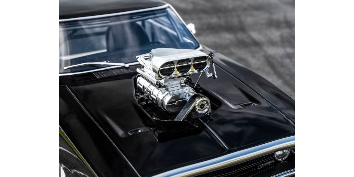 Kyosho Dodge Charger R/T 1970 Fast & Furious Black 1:12 Scale Resin KSR12008A