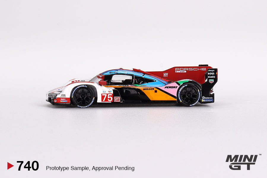 Mini GT Porsche 963 #75 Porsche Penske Motorsport 2023 24 Hrs of Le Mans - MGT00740