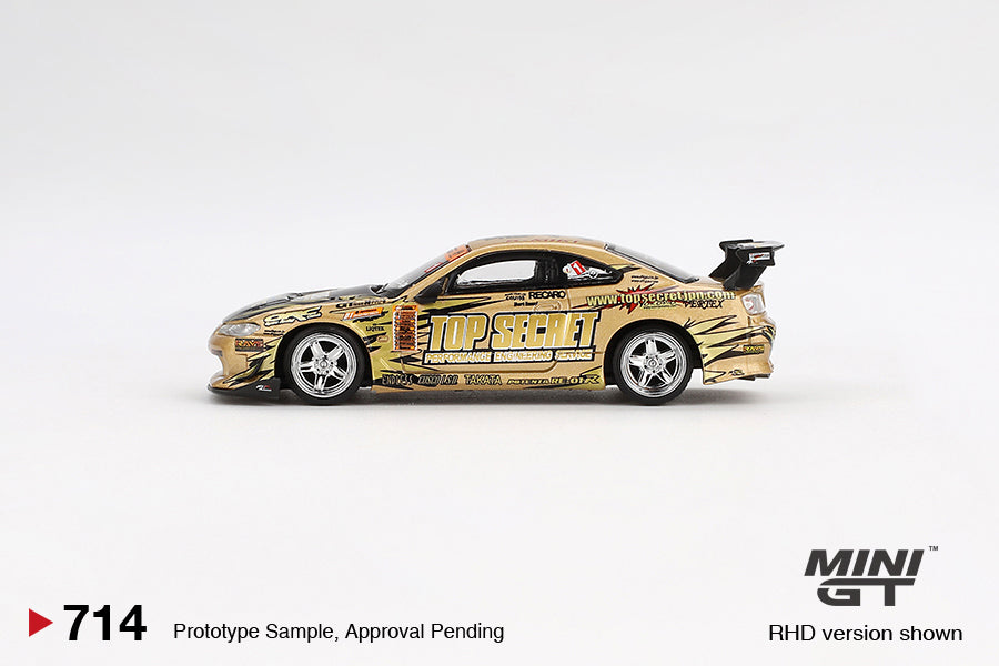 Mini GT Nissan Silvia (S15) Top Secret D1GP RHD (Blister Packaging) 1:64 - MGT00714-BL