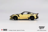 Mini GT Nissan Z VeilSide FFZ400 Gold Chrome RHD - MGT00985-R