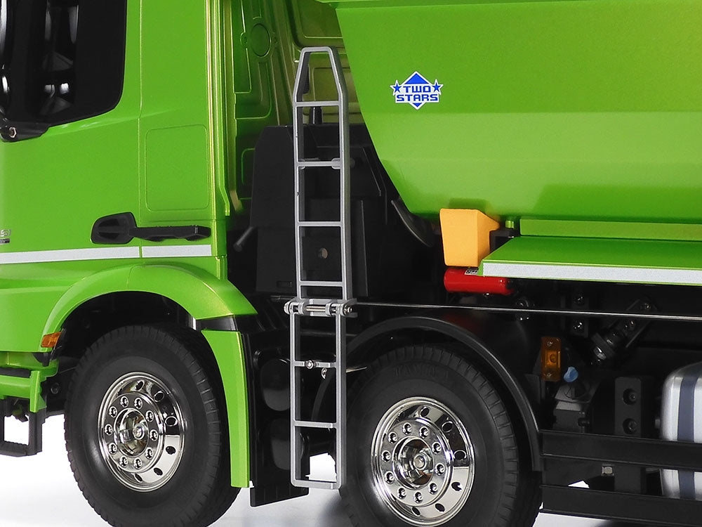 Tamiya RC Mercedes-Benz Arocs 8x4 Tipper Truck 4151 - Candy Green Edition - Item #47523