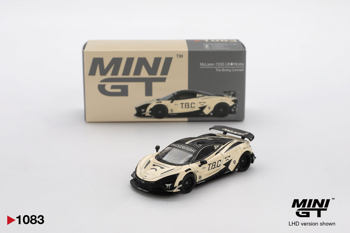 Mini GT McLaren 720S LB★Works The Boring Concept 1:64 - MGT01083-L