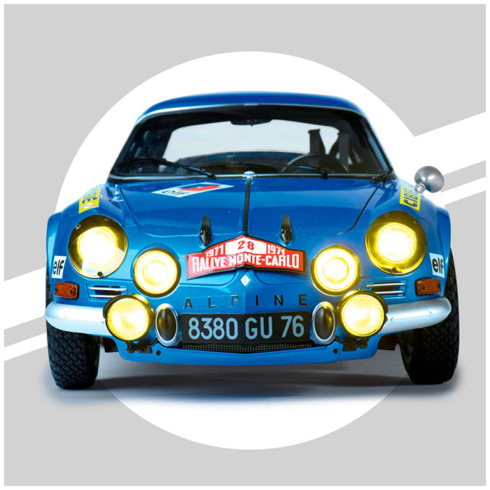 IXO Collections Alpine A110 1600S Rally 1:8 Scale Metal and Plastic Full Kit IXC.ALP.FK