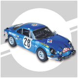 IXO Collections Alpine A110 1600S Rally 1:8 Scale Metal and Plastic Full Kit IXC.ALP.FK