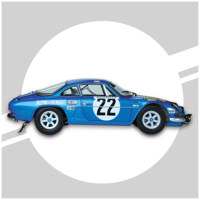 IXO Collections Full Kit Alpine A110 1600S Rally 1:8 Scale Metal Kit IXC.ALP.FK