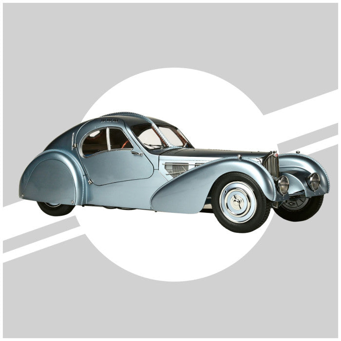 IXO Collections Bugatti SC57 Atlantic 1:8 Scale Metal and Plastic Full Kit IXC.BGA.FK