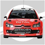 IXO Collections Citroën C4 WRC 2008 Red 1:8 Scale Metal and Plastic Full Kit IXC.CC4.FK