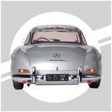 IXO Collections Mercedes 300 SL Silver 1:8 Scale Metal and Plastic Full Kit IXC.MBC.FK