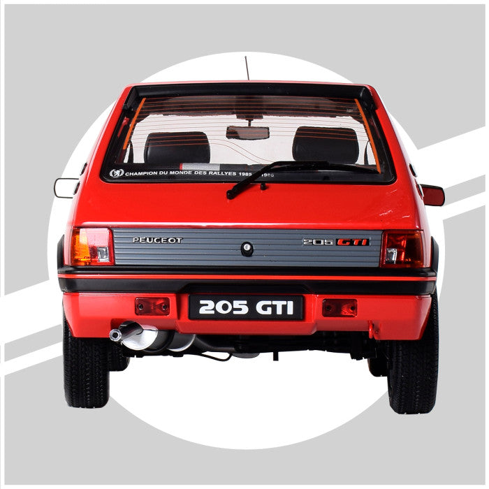 IXO Collections Peugeot 205 1.9 GTI Red 1:8 Scale Metal and Plastic Full Kit IXC.PEU.FK