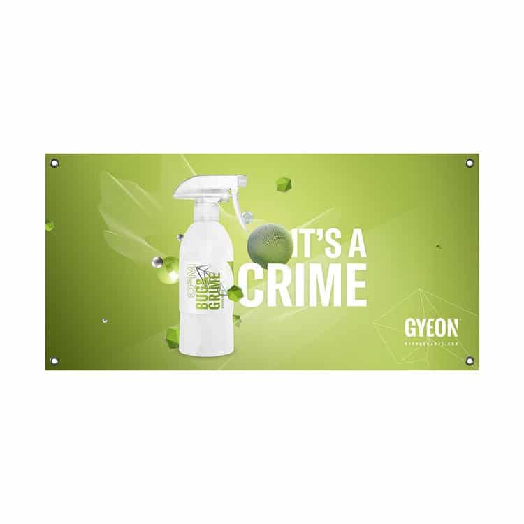 Gyeon Banner - Bug & Grime It's a Crime