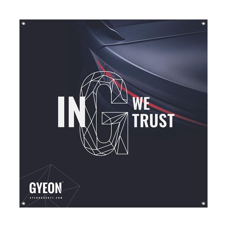 Gyeon Banner - In G We Trust (LH Logo)