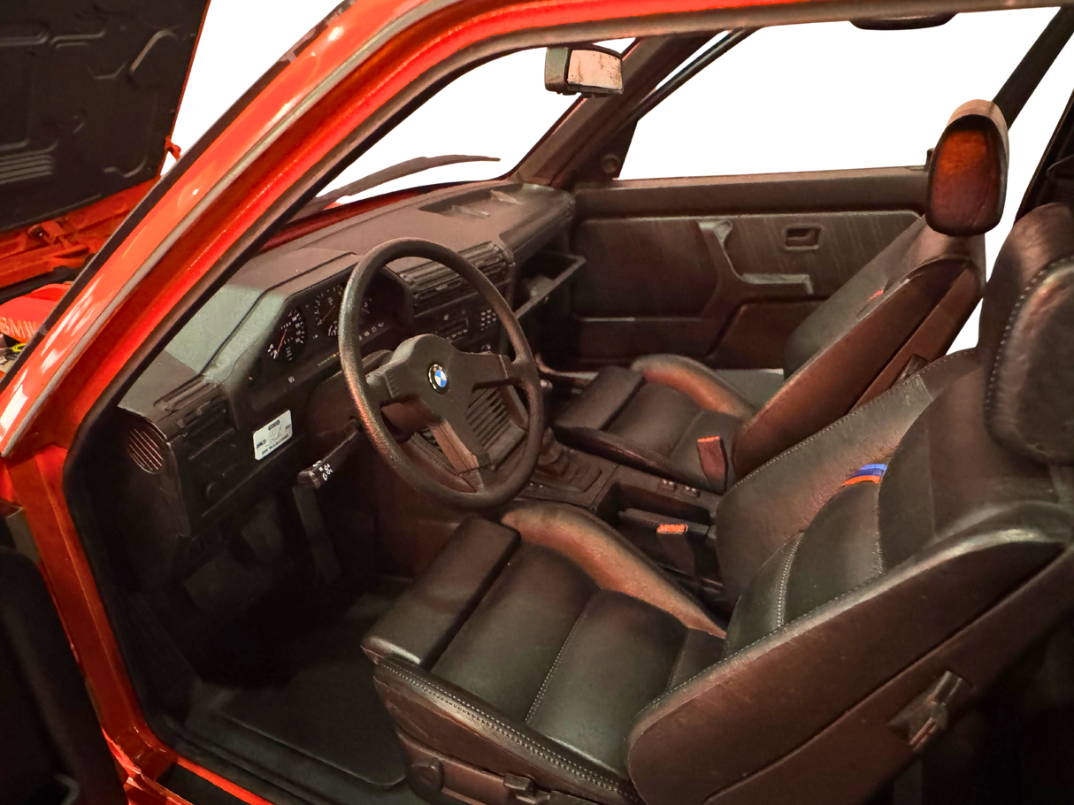 IXO Collections BMW E30 M3 Black 1:8 Scale Metal and Plastic Full Kit IXC.BMB.FK