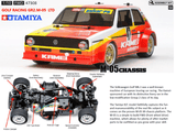 Tamiya R/C VW Golf Mk 1 Racing Grp 2 (M-05) Limited Edition! - Item #47308