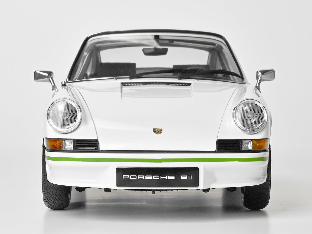 IXO Collections Porsche 911 Carrera RS 2.7 White 1:8 Scale Metal and Plastic Full Kit IXC.911.FKW