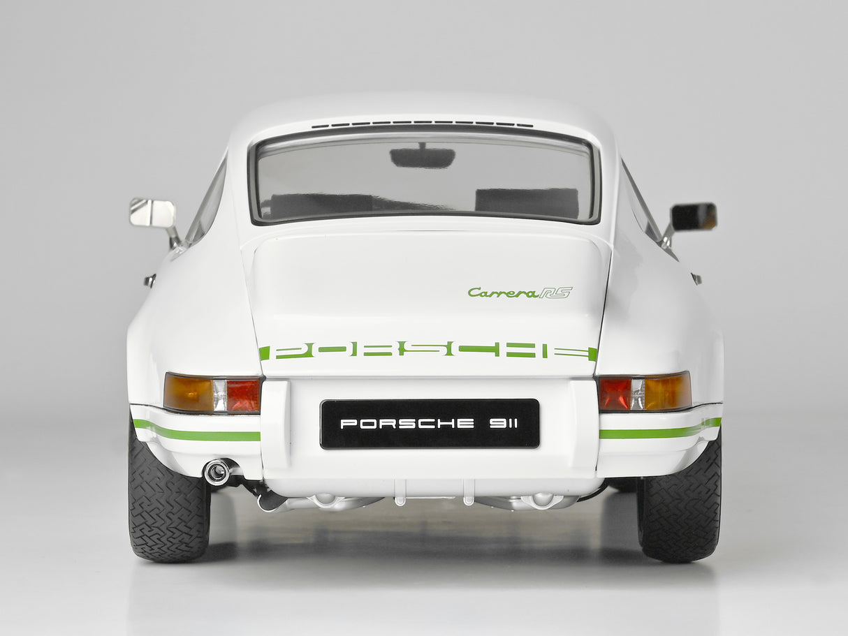 IXO Collections Porsche 911 Carrera RS 2.7 White 1:8 Scale Metal and Plastic Full Kit IXC.911.FKW