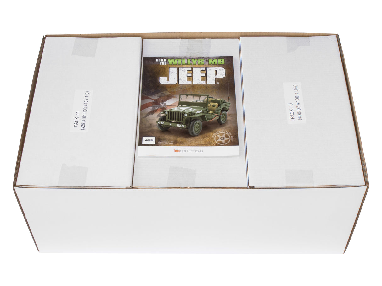 IXO Collections Full Kit Jeep® Willys + Accessories 1:8 Scale Metal Kit