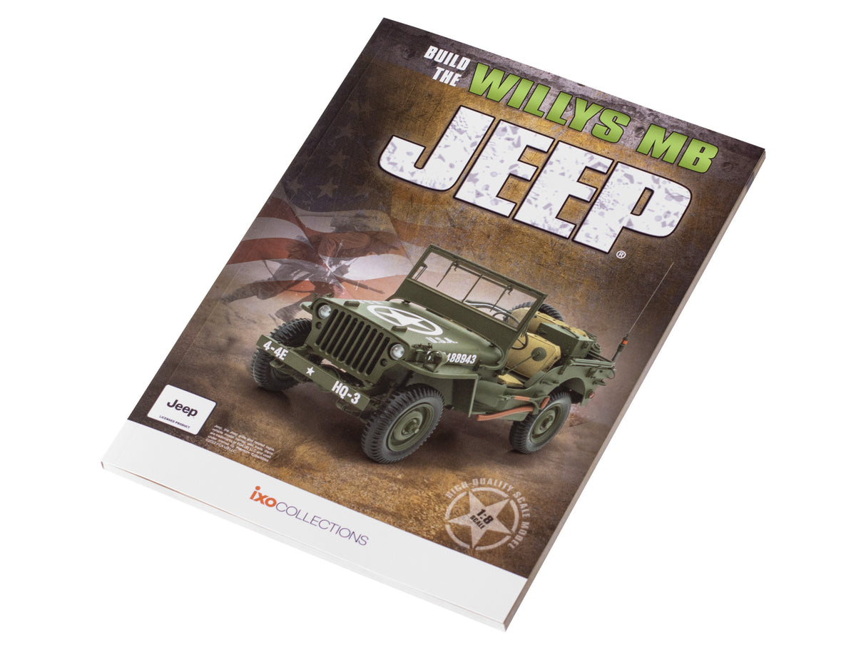 IXO Collections Full Kit Jeep® Willys + Accessories 1:8 Scale Metal Kit