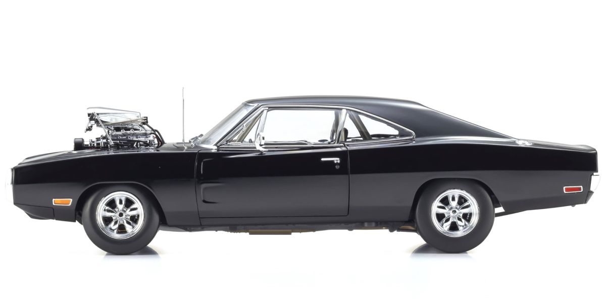 Kyosho Dodge Charger R/T 1970 Fast & Furious Black 1:18 Scale KS08974FF