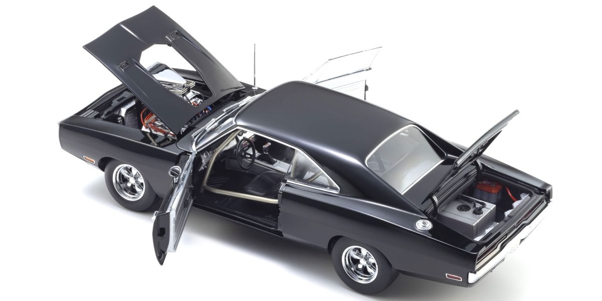Kyosho Dodge Charger R/T 1970 Fast & Furious Black 1:18 Scale KS08974FF