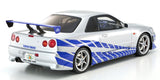 Kyosho Nissan Skyline R34 GT-R "Fast & Furious" 1:12 Scale Resin KSR12007A