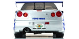 Kyosho Nissan Skyline R34 GT-R "Fast & Furious" 1:12 Scale Resin KSR12007A