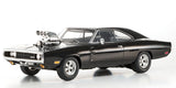 Kyosho Dodge Charger R/T 1970 Fast & Furious Black 1:12 Scale Resin KSR12008A