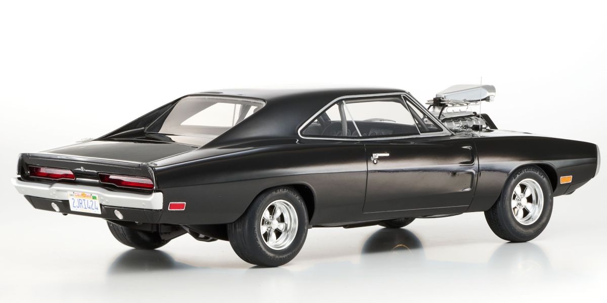 Kyosho Dodge Charger R/T 1970 Fast & Furious Black 1:12 Scale Resin KSR12008A