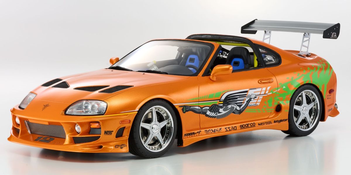 Kyosho Toyota Supra Turbo Fast & Furious Orange Pearl 1:12 Scale Resin KSR12009A