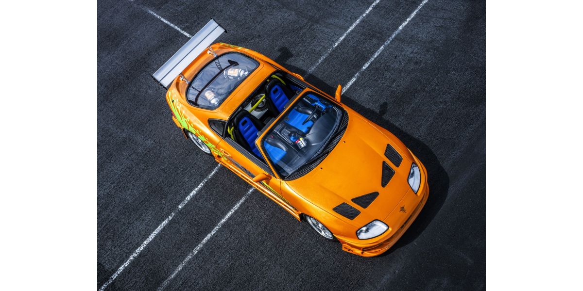 Kyosho Toyota Supra Turbo Fast & Furious Orange Pearl 1:12 Scale Resin KSR12009A